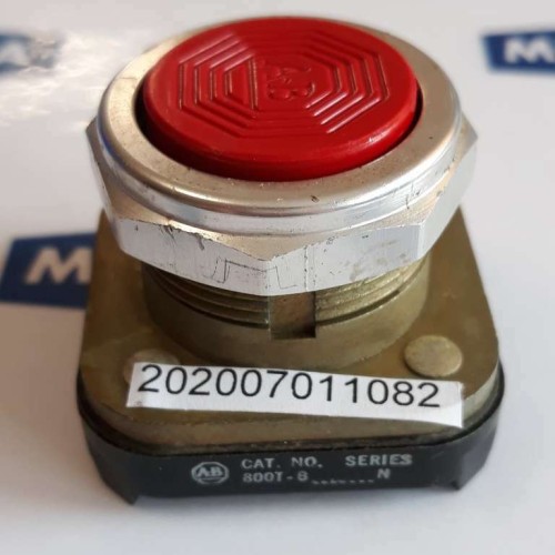 ALLEN BRADLEY 800T B6 SER N RED (NEW OLD STOCK)