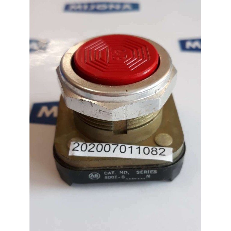 ALLEN BRADLEY 800T B6 SER N RED (NEW OLD STOCK)