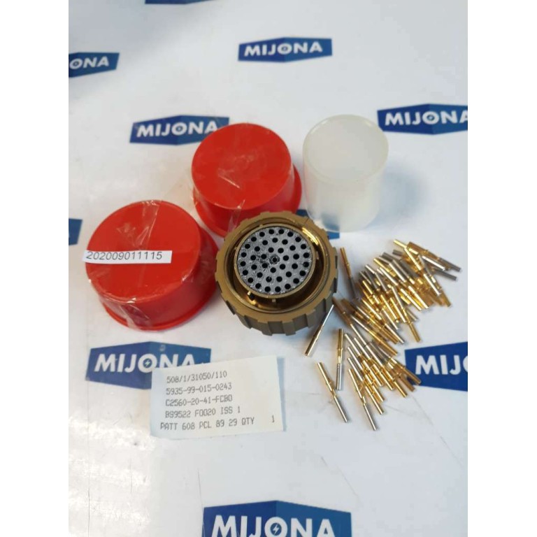 Amphenol 015 0243 PCL8929 CONNECTOR PCL 89 29 C250 20 41 FCB0  new old stock