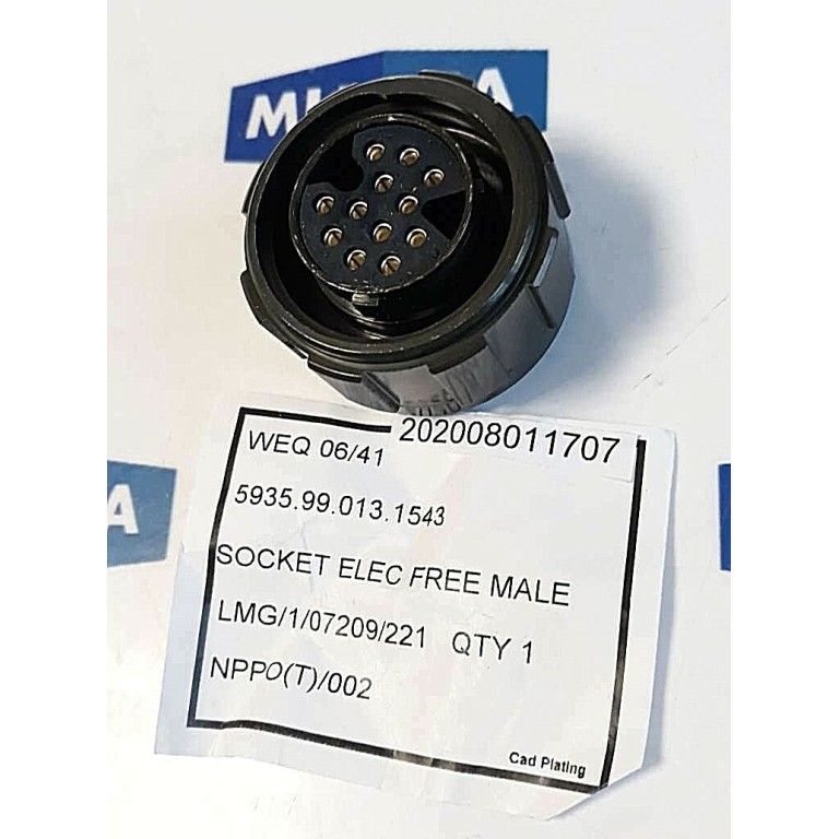 WEALD ELECTRONICS WEQ0641 LMG 1 07209 221 SOCKET ELEC FREE MALE 5935 99 013 1543