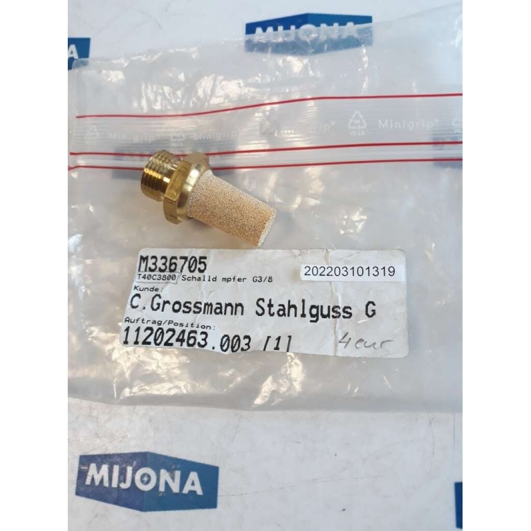 NORGREN GRPSSMANN STAHLGUSS M336705 T40C3800 SCHALLD MPFER G3 8 NEW OLD STO NORGREN GRPSSMANN STAHLGUSS M336705 T40C3800 SCHALLD MPFER G3 8 NEW OLD STO