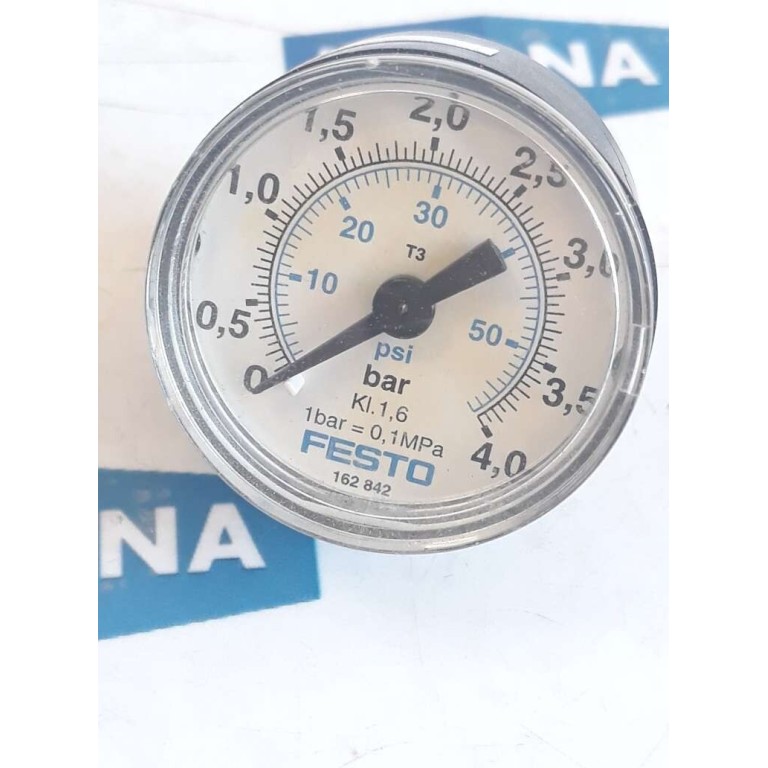 Festo 162842 0-4BAR 0-50psi Pressure Gauge MANOMETER