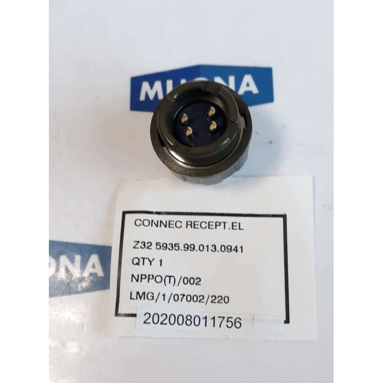 WEALD ELECTRONICS WEQ04 32 LMG 1 07 002 220 CONNECTOR Z32 5935 99 013 0941