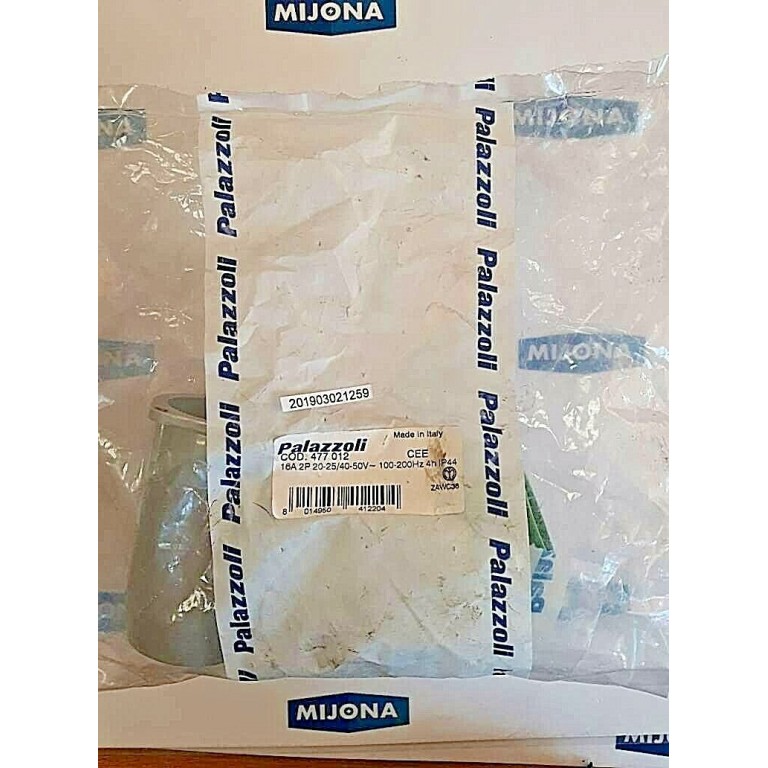 Palazzoli 477 012 16A 2P 20 25/40 50V 100 200Hz parts IP44