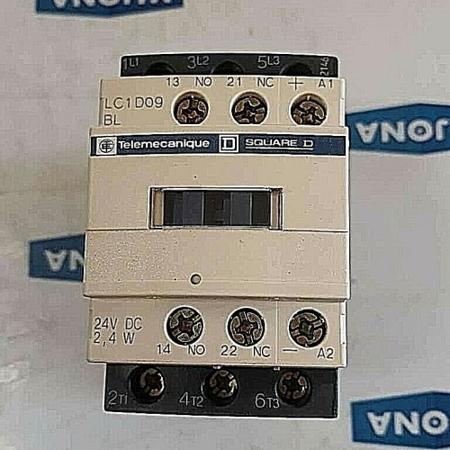 TELEMECANIQUE Contactor SQUARE D LC1D09 BL 24V DC 2.4 W Leistungsschütz 25A 690V