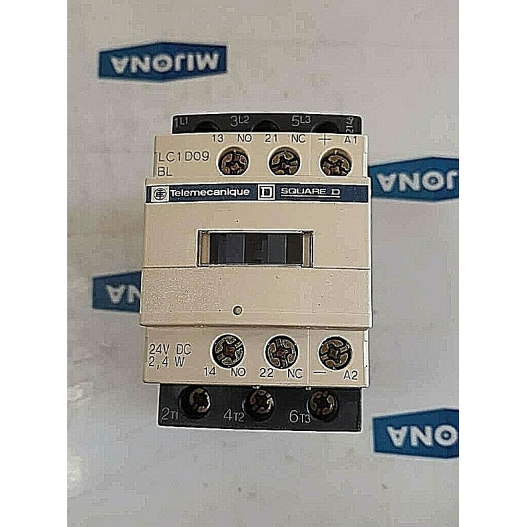 TELEMECANIQUE Contactor SQUARE D LC1D09 BL 24V DC 2.4 W Leistungsschütz 25A 690V TELEMECANIQUE Contactor SQUARE D LC1D09 BL 24V DC 2.4 W Leistungsschütz 25A 690V