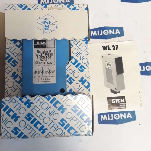 SICK WL27 R630 PHOTOELECTRIC SENSOR 1005804 UC24 240V new old stock