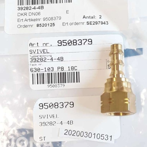 Parker 39282 4 4B Swivel DKR DN06 9508379 8520125 (New old stock)