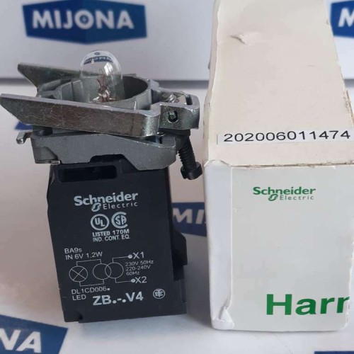 SCHNEIDER ZB V4 Contact Block 1.2W 230V 50HZ 220-240V 60HZ DL1CD006 LED