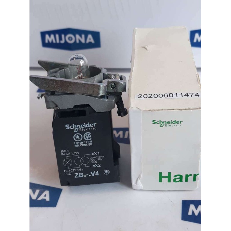 SCHNEIDER ZB V4 Contact Block 1.2W 230V 50HZ 220-240V 60HZ DL1CD006 LED SCHNEIDER ZB V4 Contact Block 1.2W 230V 50HZ 220-240V 60HZ DL1CD006 LED