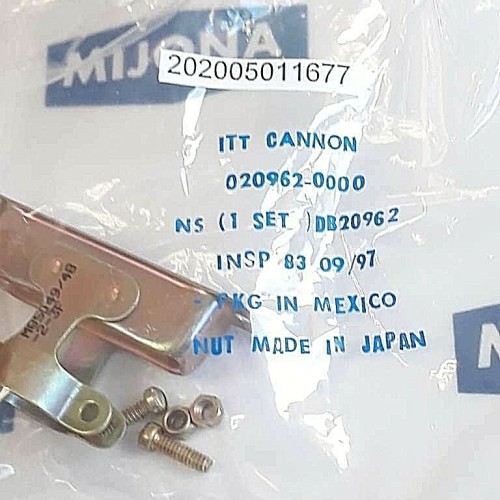 ITT CANNON ELECTRIC 020962 0000 M95049 48 2 3F ITT 9737 DB20962