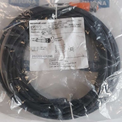 IFM ELECTRONIC EVC072 30V AC 36V DC 4A CABLE 10M