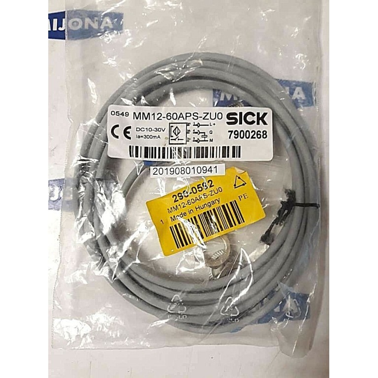 SICK MM12 60APS ZU0  sensor 7900268 DC10 30V Ia=30mA 0549
