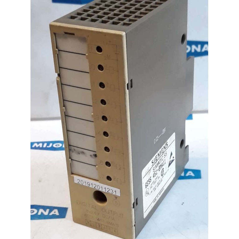 Siemens DIGITAL OUTPUT 8X24V DC/1A 6ES5 451 8MA11 SIMATIC S5 6ES5451-8MA11