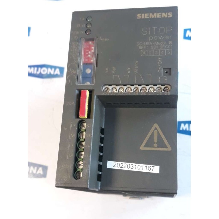 Siemens SITOP POWER DC USV MODUL 15 6EP1 931 2EC01  6EP1931-2EC01