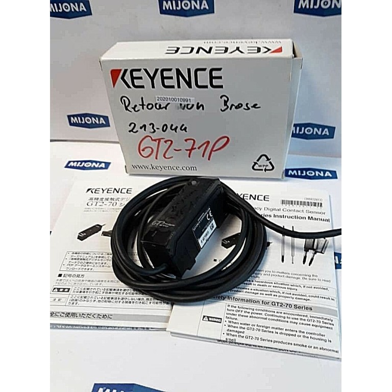 KEYENCE GT2 71P 10-30VDC CLASS2 High Accuracy Digital Contact Sensor