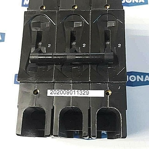 AIRPAX 299 3 29066 2 CIRCUIT BREAKER 2A 600V 50/60HZ 3POL 9749 new old stock