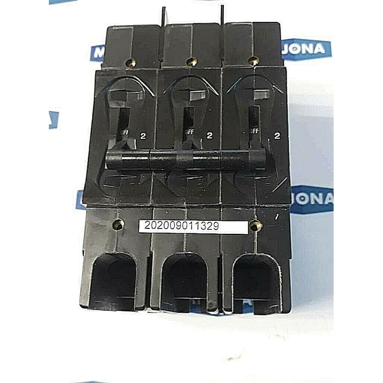 AIRPAX 299 3 29066 2 CIRCUIT BREAKER 2A 600V 50/60HZ 3POL 9749 new old stock
