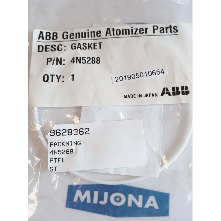 ABB 4N5288 GASKET Genuine atomizer parts