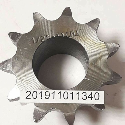1/2 11 CH 11/462 Sprocket1/2 "X 5/16" Z = 11/462. WORKING HOLE (New old stock) 1/2 11 CH 11/462 Sprocket1/2 "X 5/16" Z = 11/462. WORKING HOLE (New old stock)