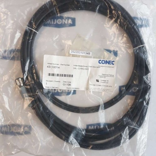 CONEC 43 10014 SAL 12 RK3 5 K1  30V 4A 5M M12