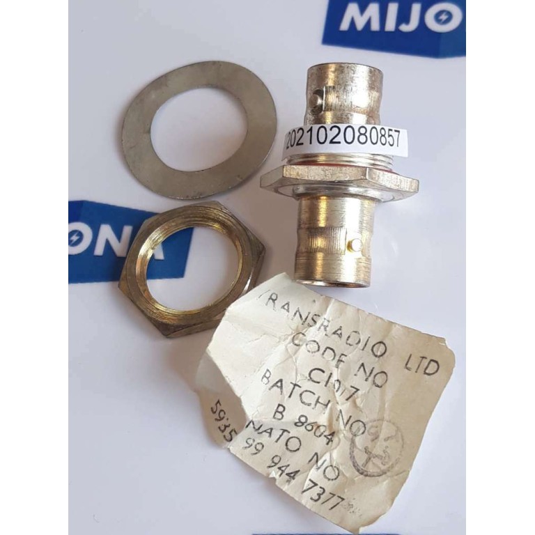 Transradio TRL 75Ω 70 03 connector C1017 B 8604 5935 99 944 7377 New old stock Transradio TRL 75Ω 70 03 connector C1017 B 8604 5935 99 944 7377 New old stock