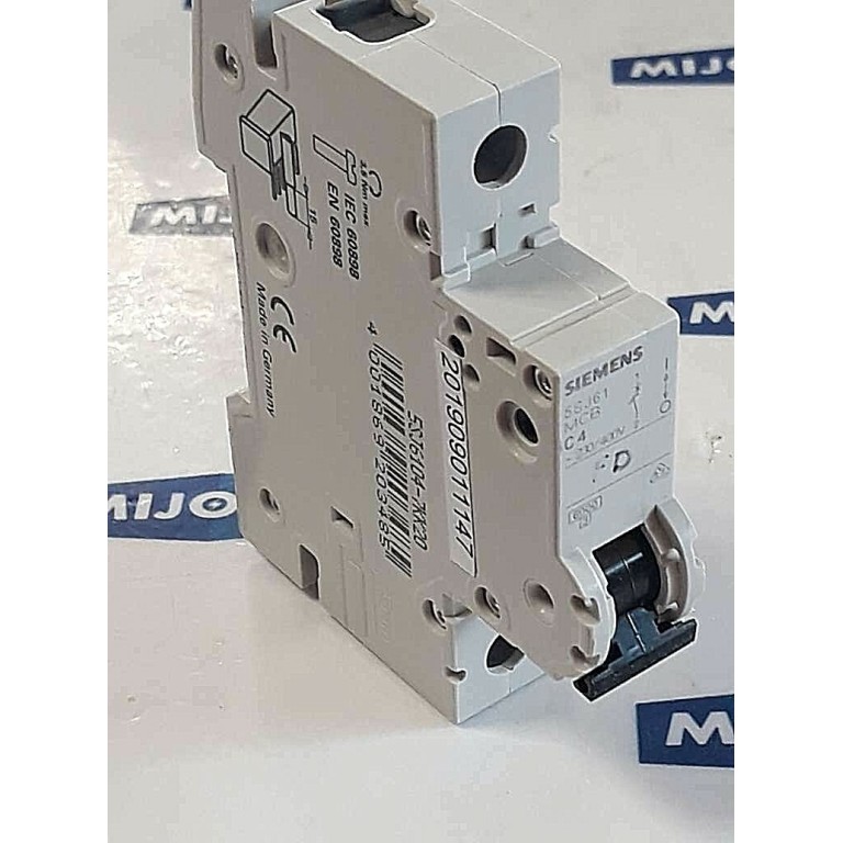 Siemens 5SJ6104 7KK20 Leitungsschutz Schutzschalter 5SJ61 MCB C4 230/400V 3,5Nm Siemens 5SJ6104 7KK20 Leitungsschutz Schutzschalter 5SJ61 MCB C4 230/400V 3,5Nm