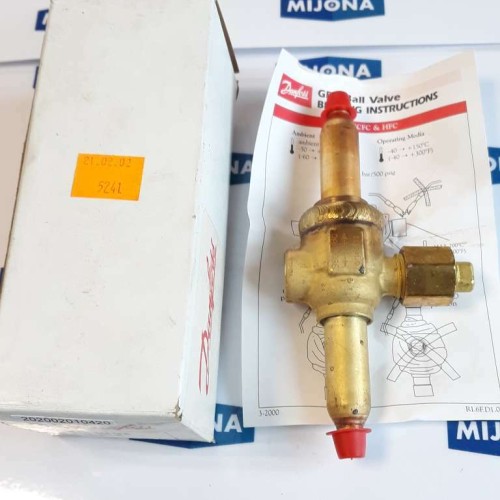 DANFOSS HFC HCFC AND CFC BALL VALVE 1/4 ODF SOLDER 009G5020 NEW OLD STOCK
