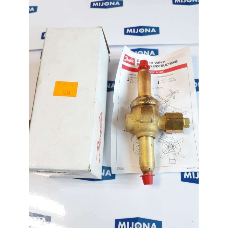 DANFOSS HFC HCFC AND CFC BALL VALVE 1/4 ODF SOLDER 009G5020 NEW OLD STOCK DANFOSS HFC HCFC AND CFC BALL VALVE 1/4 ODF SOLDER 009G5020 NEW OLD STOCK