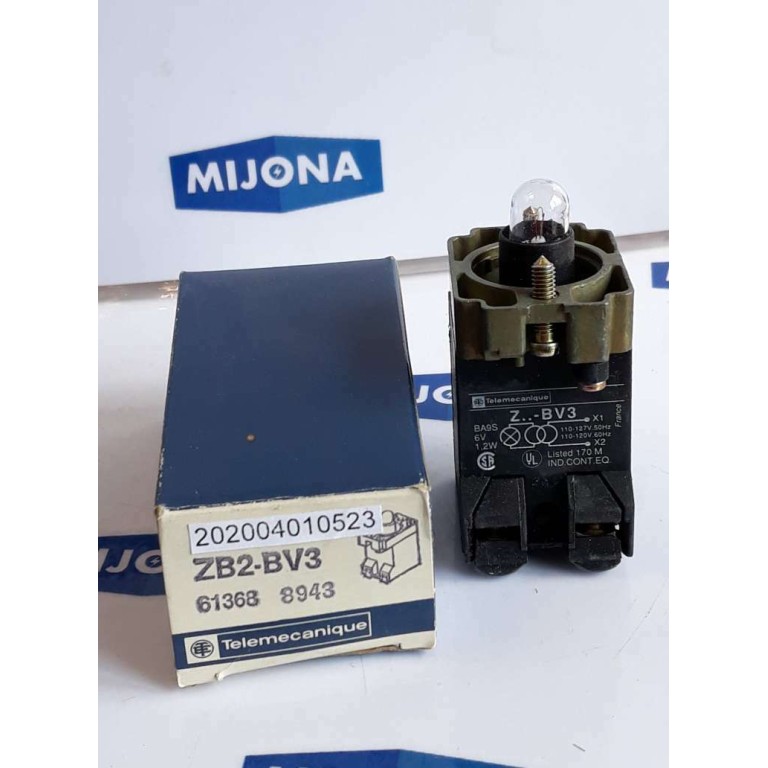 Telemecanique Z BV3 Contact Block 1.2W 6V 110-127V 50HZ 110/120V 60HZ 61368 8943