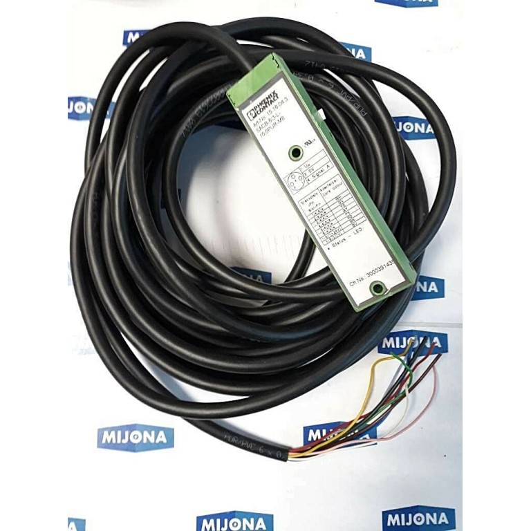 Phoenix Contact SACB 6 3 L 10.0PUR M8 SENSOR AKTOR BOX CABLE L=10M NEW OLD STOCK