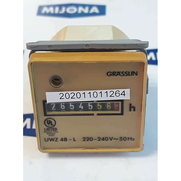 GRÄSSLIN UWZ 48 L 220-240V 50HZ Hour Meter