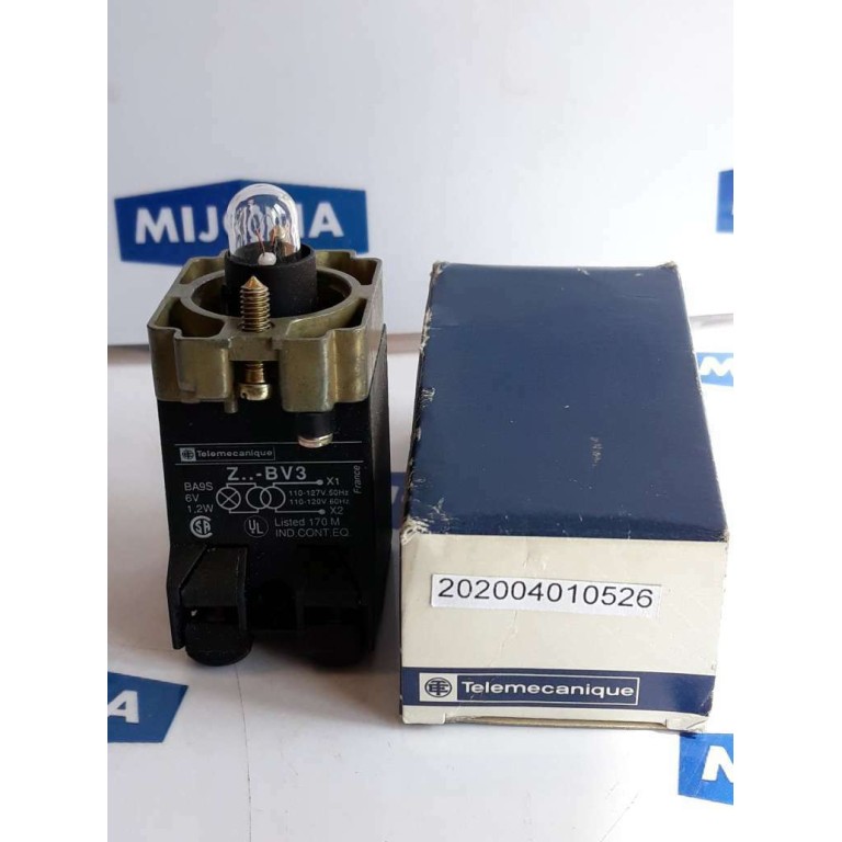 Telemecanique Z BV3 Contact Block 1.2W 6V 110-127V 50HZ 110/120V 60HZ 61368 8934