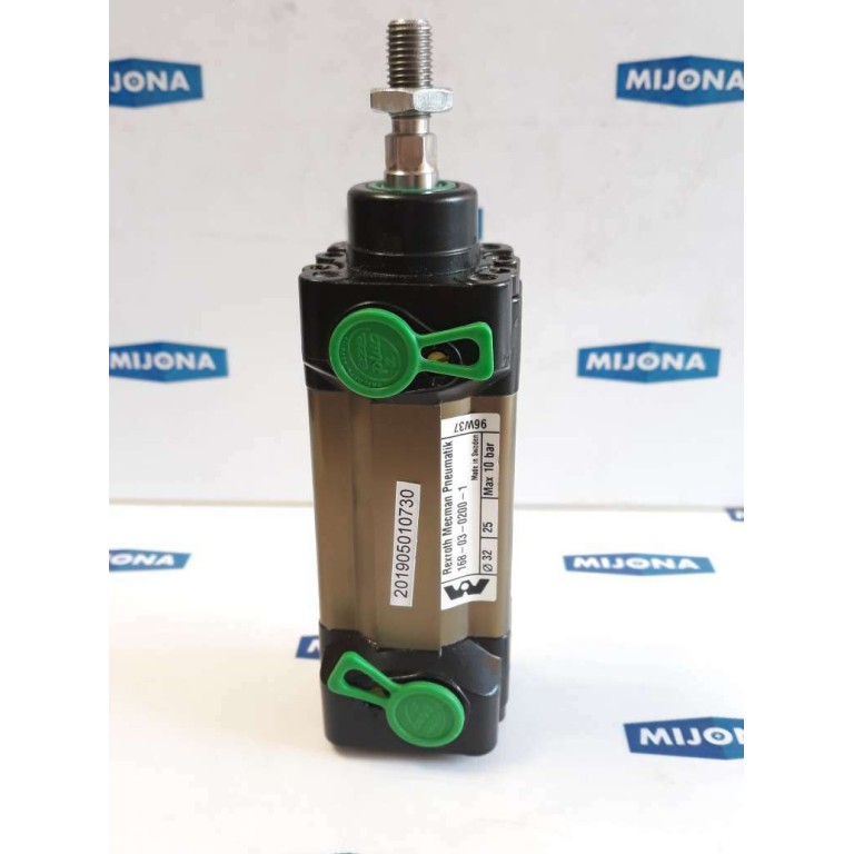 Rexroth Mecman 10Bar 96W37 PNEUMATIK CYLINDER 168 03 0200 1 Rexroth Mecman 10Bar 96W37 PNEUMATIK CYLINDER 168 03 0200 1