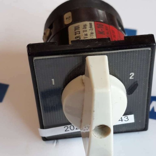 Entrelec LR 23 701 Rotary switch SCHALTER 300VAC 10A 240V 1hp-3phases typ K 16
