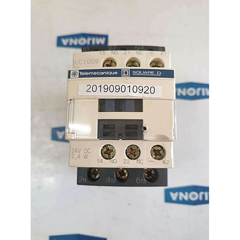 TELEMECANIQUE Contactor SQUARE D LC1D09 BL 24V DC 2.4 W Leistungsschütz 25A 690V TELEMECANIQUE Contactor SQUARE D LC1D09 BL 24V DC 2.4 W Leistungsschütz 25A 690V