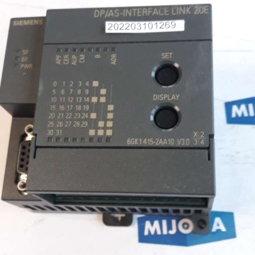 SIEMENS DP AS INTERFACE LINK 20E 6GK1 415 2AA010 6GK1415-2AA10 PROFIBUS AS