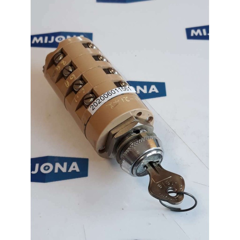 TOK P5 TYPE N° 5AMPS 250VAC ONLY rotary switch mini defect (new old stock)