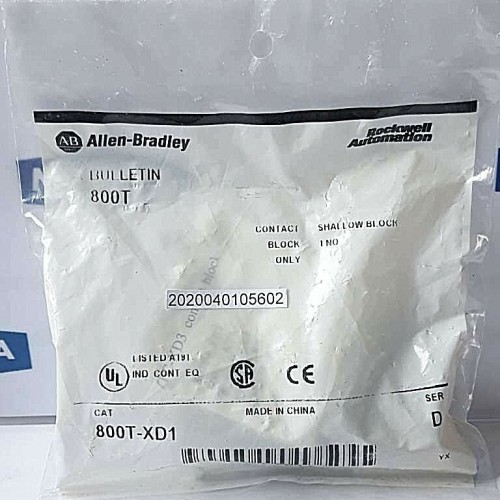 ALLEN BRADLEY 800T XD1 Contact shallow block SER D