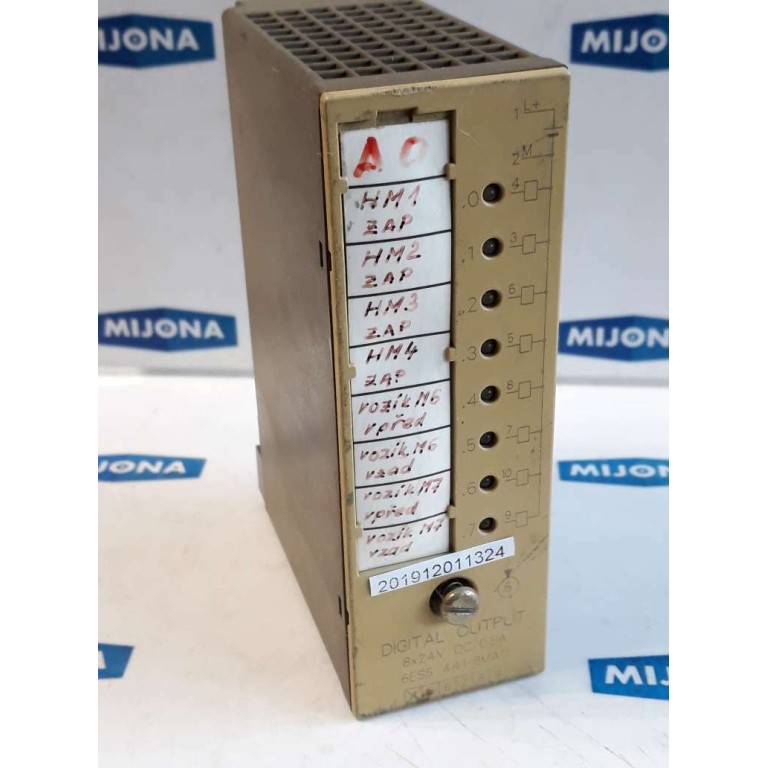 Siemens DIGITAL OUTPUT 8X24V DC/0,5A 6ES5 441 8MA11 SIMATIC S5 6ES5441-8MA11