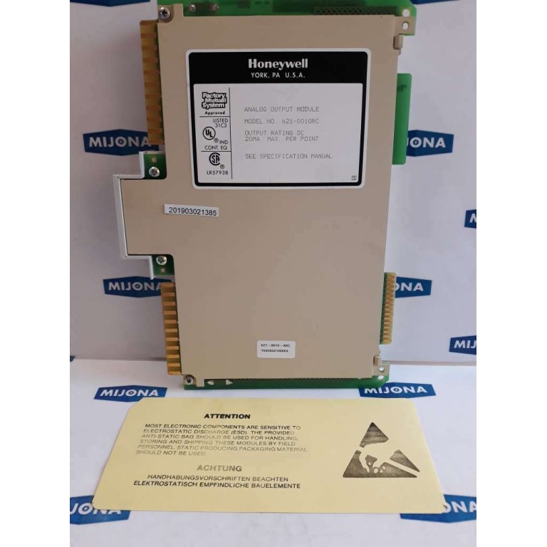 Honeywell 621 0010 ARC Y045850100004 ANALOG BOARD Honeywell 621 0010 ARC Y045850100004 ANALOG BOARD