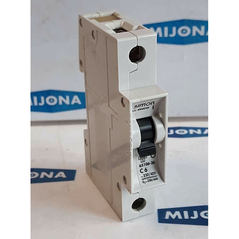 SIMON Siemens 65106 36 C6 Magnetothermal Automatic Switches SIMON Siemens 65106 36 C6 Magnetothermal Automatic Switches