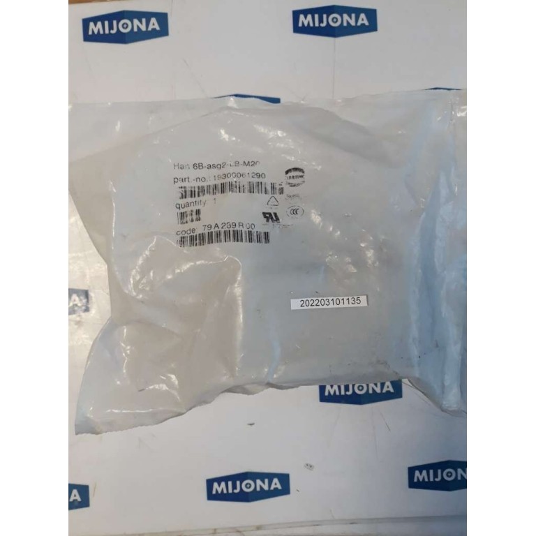 HARTING HAN 6B asg2 LB K M20 19300061290 tüllengehäuse sleeve housing HARTING HAN 6B asg2 LB K M20 19300061290 tüllengehäuse sleeve housing