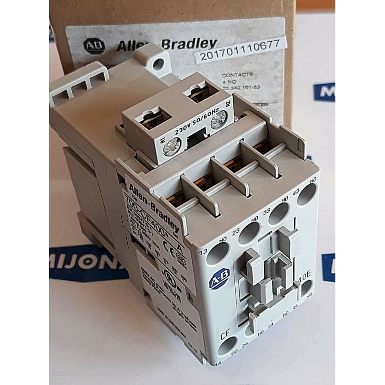 ALLEN BRADLEY 700 CF400KF SER A 600V AC 25A 3PHASE 230V 50/60HZ NEW OLD STOCK