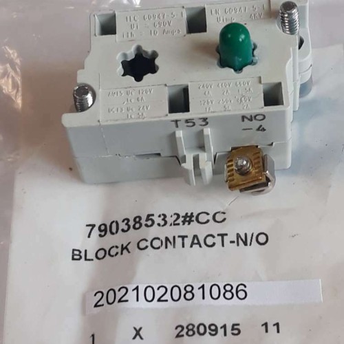 Eaton SERIES D2 10250T 91000T 690V 10A 4KV CONTACT BLOCK (NEW OLD STOCK)