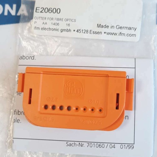 IFM E20600 CUTTER FOR FIBRE OPTICS R15 Ø 1.5 R20 Ø2.5 Ø2.2 Ø1.0 (NEW OLD STOCK)