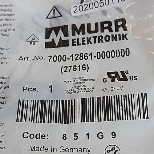 MURR 7000 12861 0000000 (27616) 4POL 851G9 4A 250V