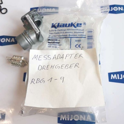 KLAUKE RBG1 9 Messadapter drehgeber Measuring adapter rotary encodeNEW OLD STOCK