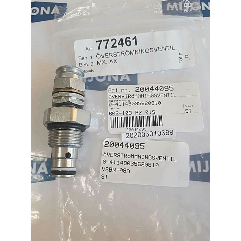 Rexroth VSBN-08A 0 41149035620810 Pressure relief valve (New old stock)