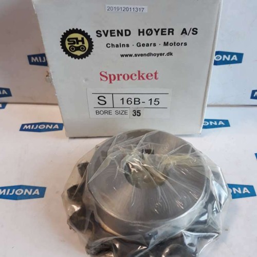 SVEND HØYER sprocket 16B 1 15 AH35 KS/SS